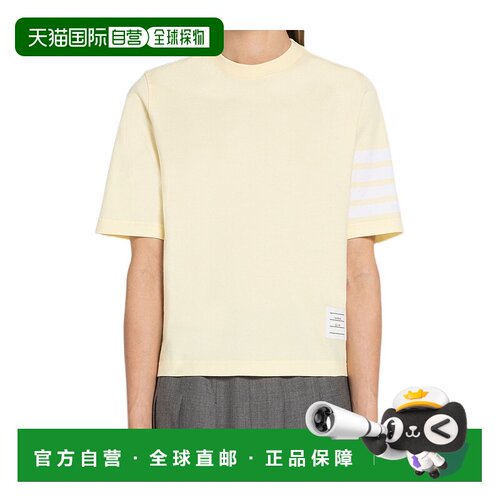 香港直邮THOM BROWNE 女士T恤 FJS102G07862740 A【付后1h可退】