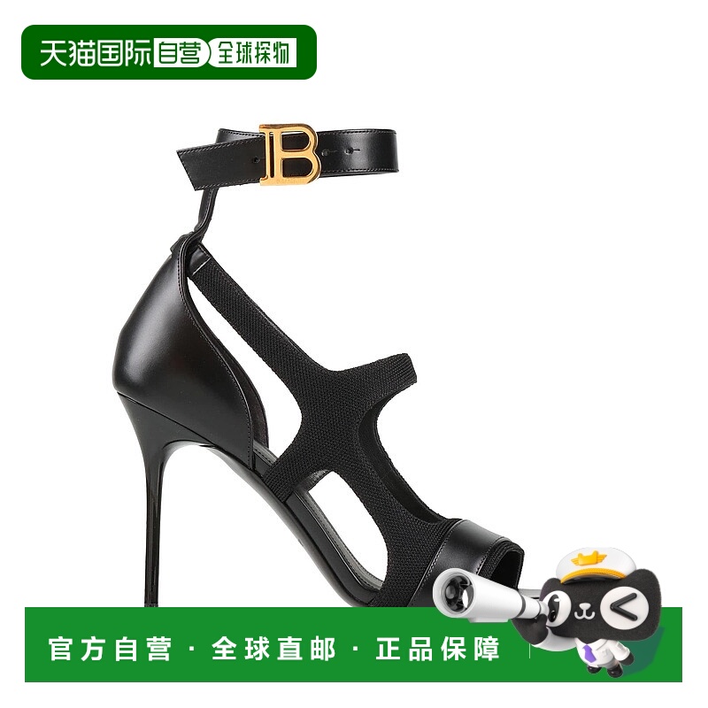 1h可退 潮奢 Balmain 巴尔曼 女士 凉鞋 black黑色 舒适时尚