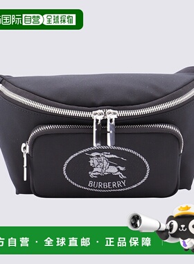 BURBERRY 男士手提包 8111402A1189 AW2025 黑色 Black canvas be