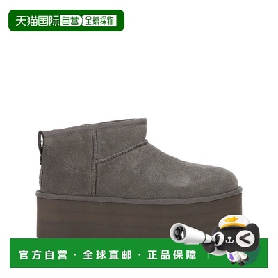 UGG 女士靴子 1135092CHRC SS2025 深棕色 'Classic Ultra Mini P