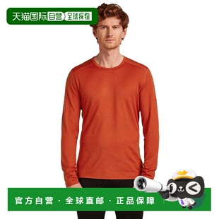 ICEBREAKER 美利奴200 奥西斯 克鲁 长袖底层保暖衣 男士户外