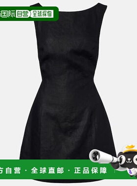 潮奢 FAITHFULL THE BRAND 女士 Sofia 亚麻迷你连衣裙