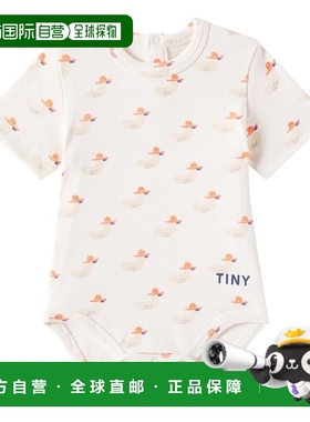 1h可退 潮奢 tinycottons 婴儿 Ducks 棉混纺针织连体衣童装