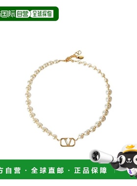 VALENTINO 女士项链 1W2J0P13UXM0O3 CO 黄色 logo金属项链