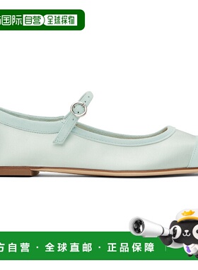 1h可退 潮奢 aeyde 女士 蓝色 Uma Satin Toe-Cap 玛丽珍鞋 A11FL