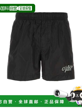 GIVENCHY 男士泳装 BMA0161YGY001 AW2024 黑色 Black nylon swim