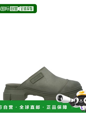 潮奢 GANNI 甘尼 女士 Mules 木屐 green绿色 舒适时尚