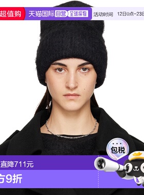1h可退 潮奢 toteme 女士 黑色毛线帽 244WSH1524YA0106帽子