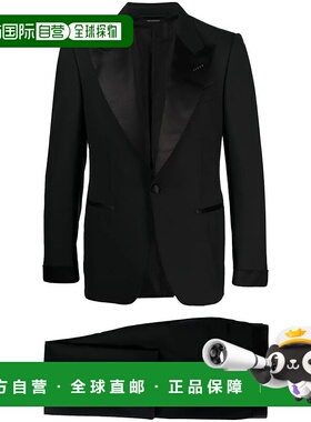 1h可退 TOM FORD 男士西服套装 2ESPT1WOS02NAA AW2025 黑色西装