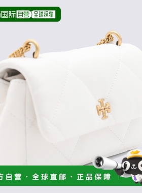 TORY BURCH 女士单肩包 154710101 AW2025 白色 菱格纹迷你肩背包