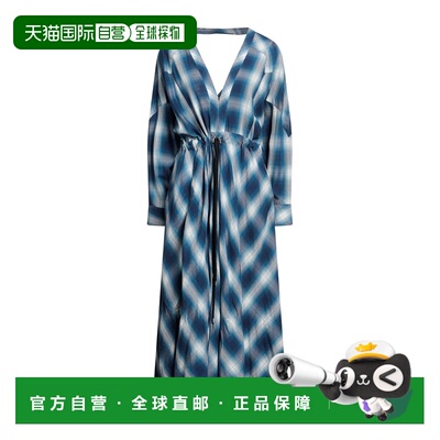 1h可退 潮奢 Simkhai 女士 中长连衣裙 blue蓝色 舒适时尚