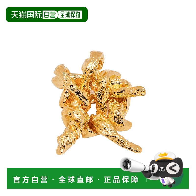 1h可退 LOEWE 女士耳饰 JJL3245X048130 AW2024 金色 LOEWE x Lyn