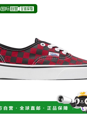 1h可退 潮奢 valentino 华伦天奴 女士 红色 Vans 联名 Low-Top V