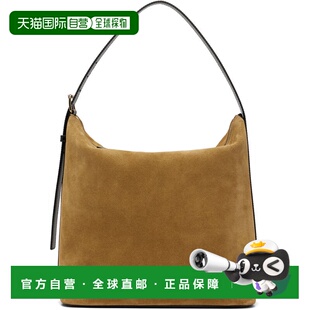 1h可退 潮奢 A.P.C. 女士 'Vera' 米色手提拉链闭扣绒面革肩包 PX