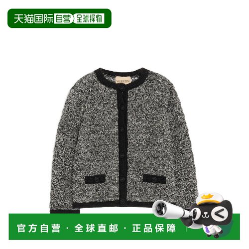 VALENTINO 女士夹克 9B3KE05FAD90NA AW2026 黑色 GIACCA MAGLIA
