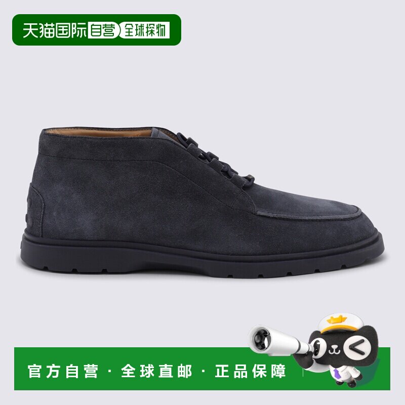 TOD'S 男士靴子 XXM59K0JL90RE0U805 AW2025 蓝色 Suede Desert B