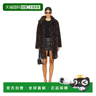 潮奢 豹纹中长大衣 Apparis Blair F4CT142DRLE 女士 1h可退