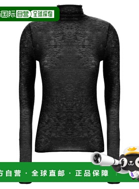 PINKO 女士针织毛衣 105821A2PMZ99 AW2025 黑色 'Moss' sweater