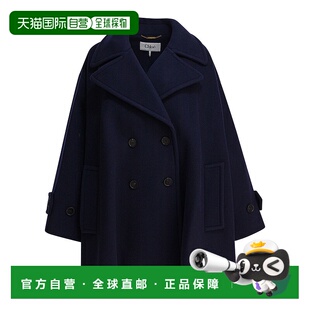 CHLOÉ 女士针织毛衣 CH25AMA2695248B AW2025 蓝色 PEACOAT