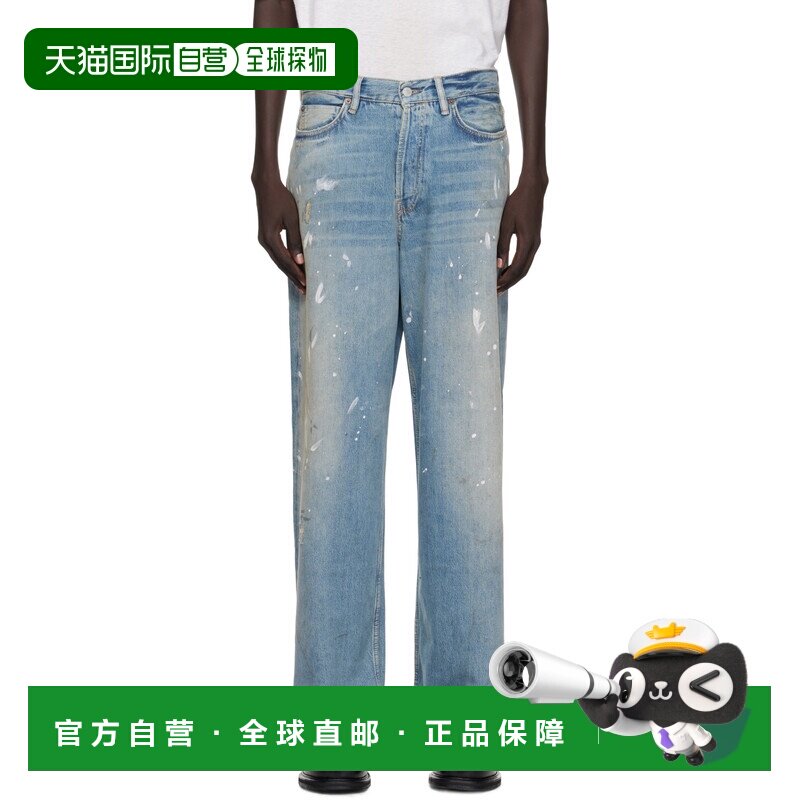 Acne Studios 艾克妮 男士 蓝色 1981 U 牛仔裤 C00096直筒裤图片