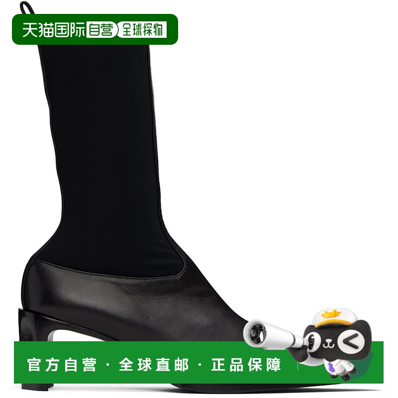 1h可退 潮奢 Jil Sander 吉尔 桑达 女士 黑色踝靴 J16WU0056P581