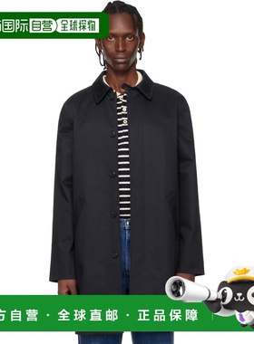 潮奢 A.P.C. 男士 海军蓝 Urban 麦金托什大衣 COZBAH01103