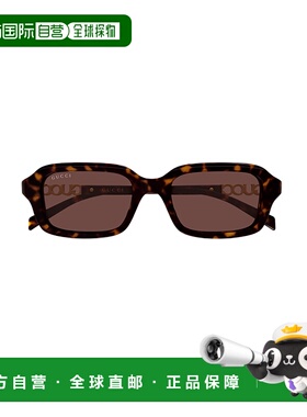 GUCCI 女士眼镜 GG2152S002 SS2026 棕色 几何太阳镜