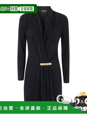 1h可退 TOM FORD 女士连衣裙 ABJ835JEX131LB999 SS2025 黑色