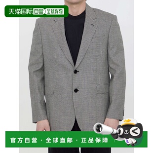 1h可退 潮奢 Celine 思琳 男士 千鸟格羊毛羊绒西装外套 2V74G661