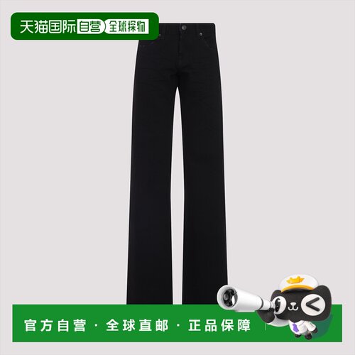 BALENCIAGA 女士牛仔裤 833430TRW601000 CO 黑色 FITTED LOW WAI
