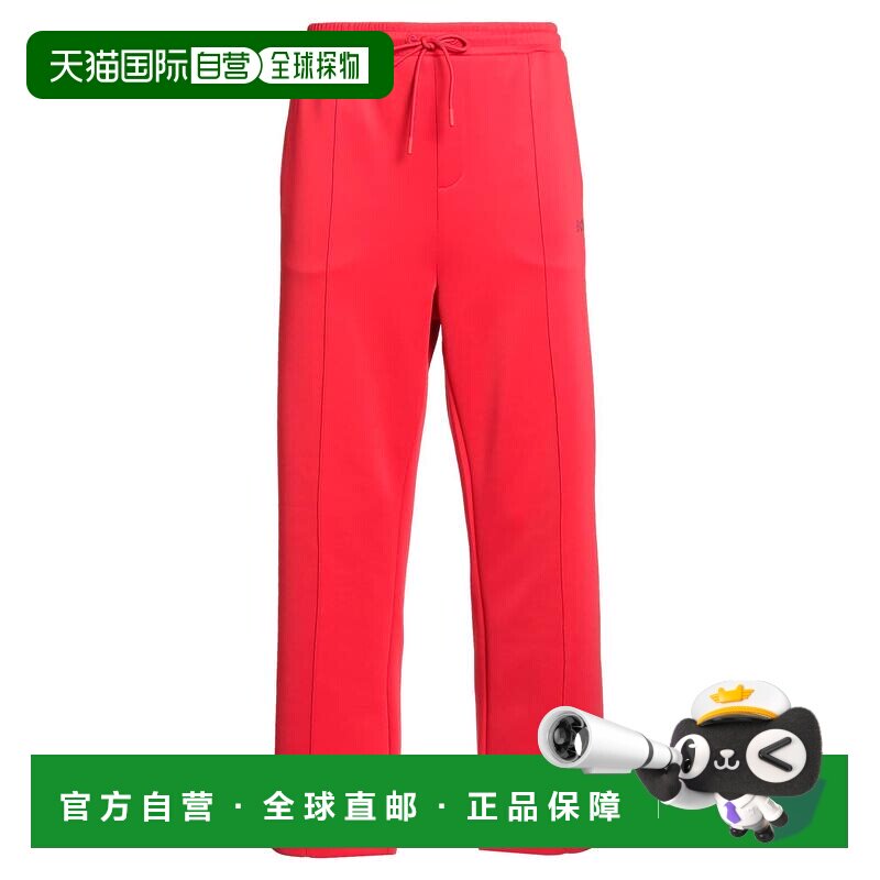 1h可退 潮奢 BOSS 波士 男士 运动裤 red红色 舒适时尚裤子休闲裤