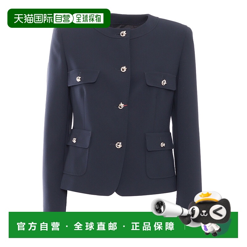 1h可退 MAX MARA STUDIO 女士外套 2516041041600005NAVY