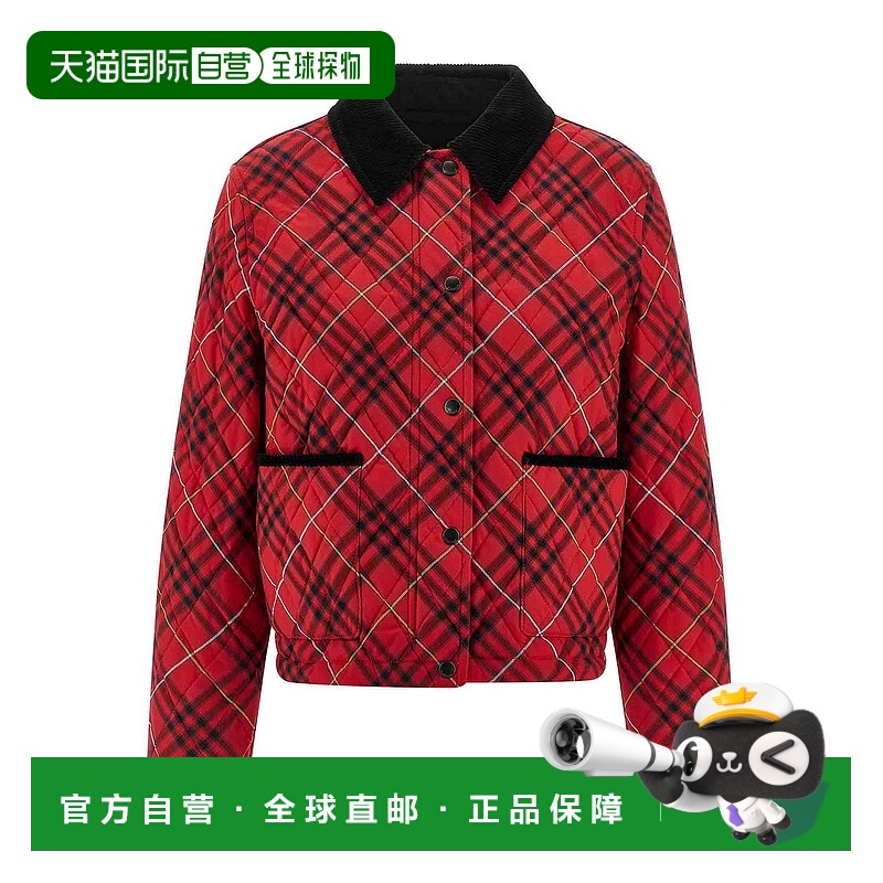 1h可退 BURBERRY 女士夹克 8115960 AW2025 花色 Oldam Chk Jacke