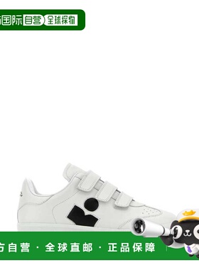 1h可退 潮奢 ISABEL MARANT 女士 SN 白色皮质徽标经典款运动鞋 B