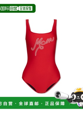 MCM 女士泳装 MFWFSMM030XC SS2025 红色 One-piece swimsuit泳衣