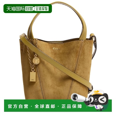 1h可退 潮奢 Chloe 蔻依 女士 Spin 小号绒面革皮革手提包
