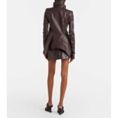 潮奢 Fog rick 瑞克 1h可退 女士 owens 欧文斯 皮革迷你半身裙