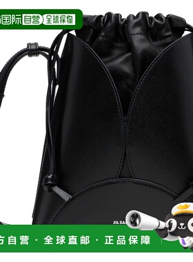 1h可退 潮奢 Jil Sander 吉尔 桑达 女士 黑色 Curve 单肩包 J07W