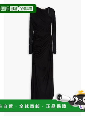 1h可退 潮奢 ZIMMERMANN 女士 maxis 不对称褶皱针织连衣裙 0379D