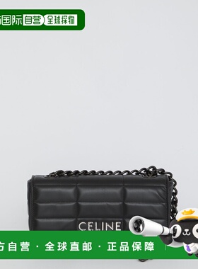 CELINE 男士单肩包 112333EQK36SB AW2024 黑色 Leather bag with