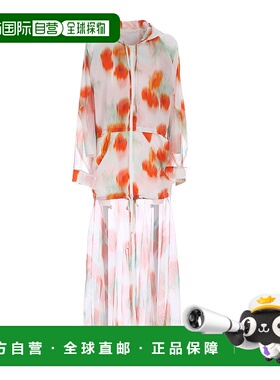 KENZO 女士大衣 FB52WOU219G319 SS2021 白色 Tulip printed long