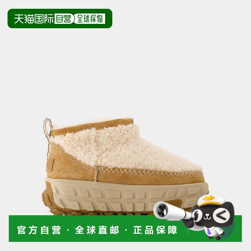 1h可退 UGG 女士靴子 1161790NAT AW2024 浅棕色 厚底短筒靴短靴