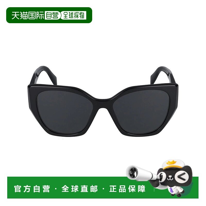 PRADA 女士太阳镜 0PR19ZS1AB5S0 SS2025 黑色 Sunglasses