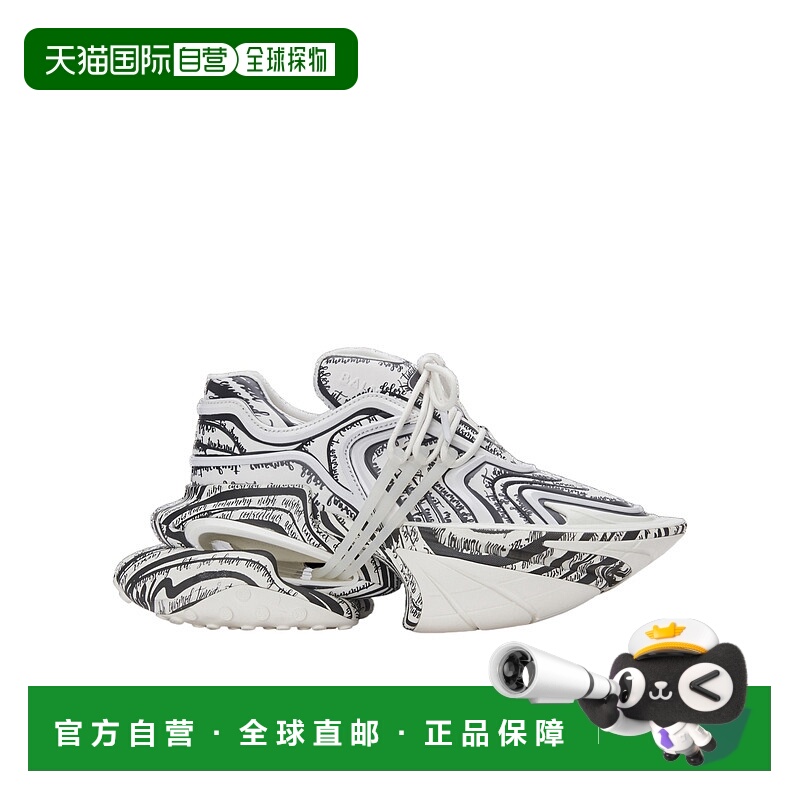1h可退 BALMAIN 女士运动鞋 EN1VI736KRCB SS2025 白色 系带运动