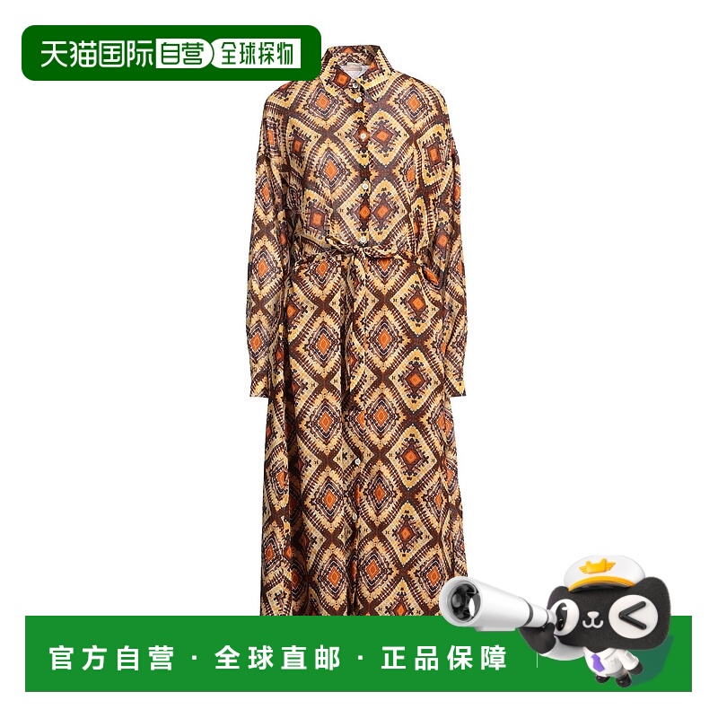 1h可退 潮奢 Massimo Alba 女士 长款连衣裙 brown棕色 舒适时尚