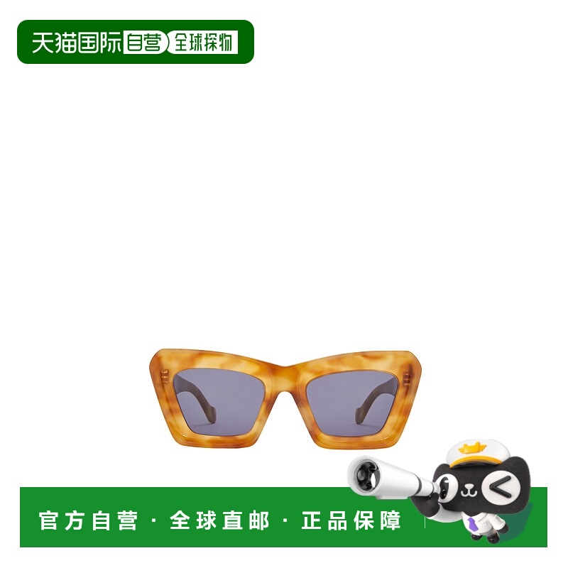 1h可退 LOEWE 女士眼镜 G776270X028301 AW2024 紫色 斜切猫眼太