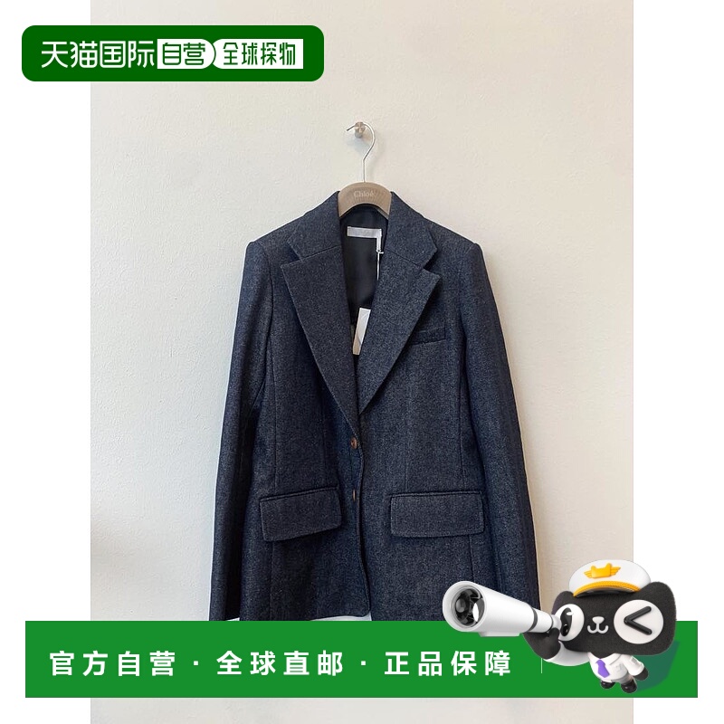 1h可退 CHLOÉ 女士外套 C22ADV6115748A SS2023 黑色 Single-brea