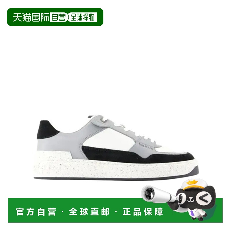 1h可退 BALMAIN 男士运动鞋 FM0VI349LBICEEQEEQNOIRFRIS