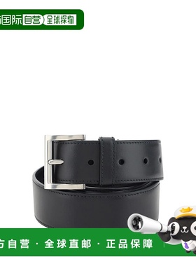 PRADA 女士腰带 1CC537ASKF0002-0 SS2025 黑色 buckled leather