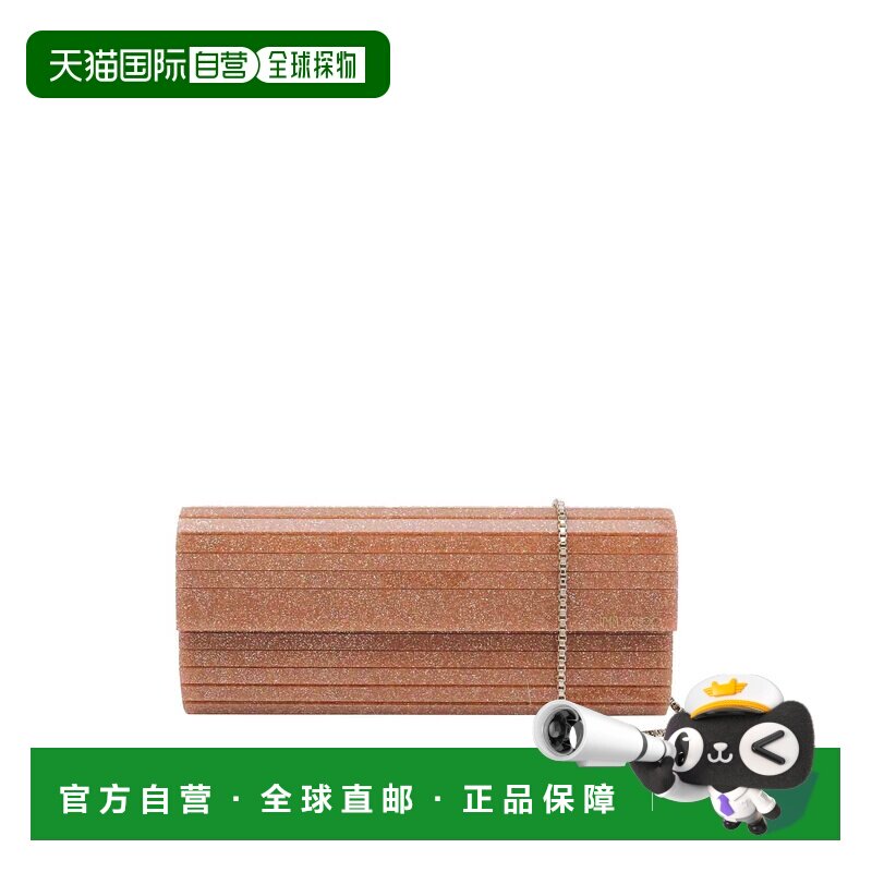 JIMMY CHOO 女士手拿包 SWEETIEFGY SS2026 卡其色 Sweetie Poche